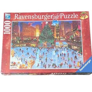 NEW Ravensburger NYC Christmas 1000 Piece Jigsaw Puzzle 14 + Age Ice Skating